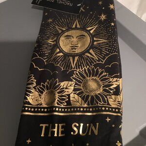 Sun & Moon Rachel Zoe Black Kitchen Towels - 2 Towels   Box Tab1